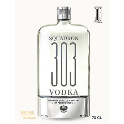 Squadron 303, Flask Original, Vodka,  40%, 70cl